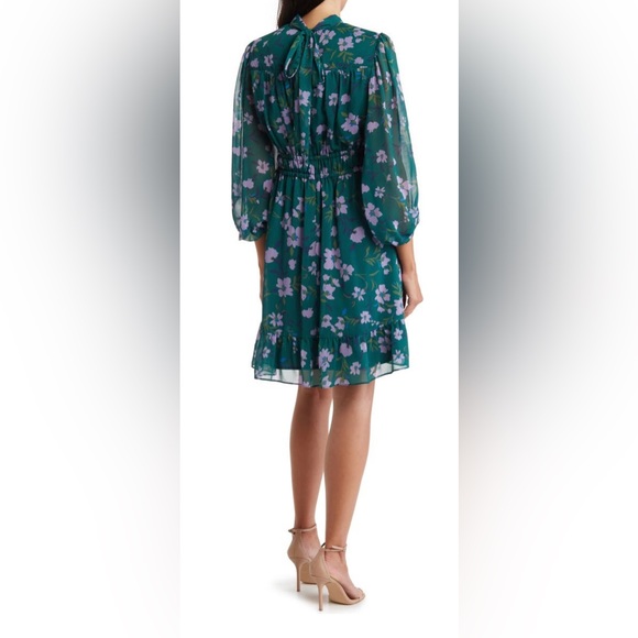 👗NWT! Maggy London Green Floral Dress - Picture 2 of 13